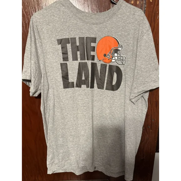 Cleveland Browns The Land T-Shirt Men’s Size XL Nike Gray - Picture 1 of 17